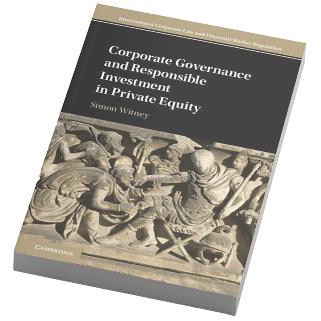 Simon Witney's book, Corporate Governance and Responsible Investment in Private Equity
