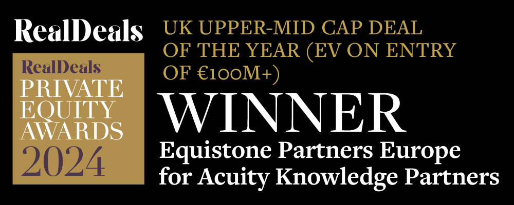 UK Upper-Mid Cap Deal of the Year for Acuity Knowledge Partners